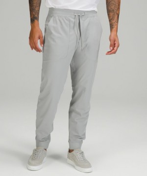 Pantalon Jogger Lululemon ABC 30" Warpstreme Hombre Plateados | 53048-ESID