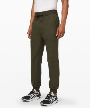 Pantalon Jogger Lululemon ABC Tall Warpstreme Online Only Hombre Verde Oliva Oscuro | 83752-XIAE