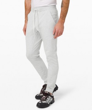 Pantalon Jogger Lululemon City Sweat Slim-Fit Hombre Grises Claro Azules Claro | 75263-HPJE