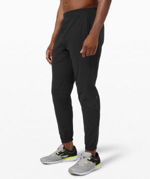 Pantalon Jogger Lululemon Surge Shorter Length Hombre Negros | 25601-ETHN