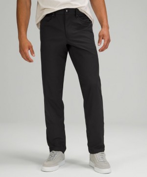 Pantalon Lululemon ABC Classic-Fit 28" Warpstreme Online Only Hombre Negros | 20137-SXVK