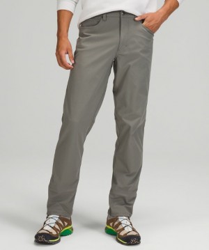 Pantalon Lululemon ABC Classic-Fit 28" Warpstreme Online Only Hombre Grises Verde Oliva | 32057-CJDE