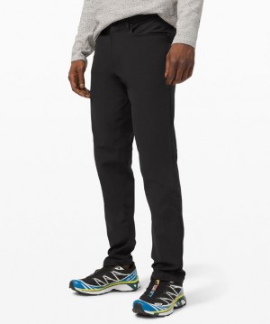 Pantalon Lululemon ABC Classic 30"L Hombre Negros | 53089-IZXQ