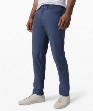 Pantalon Lululemon ABC Classic 30"L Hombre Azules | 32695-SQEK