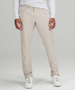 Pantalon Lululemon ABC Classic 32"L Hombre Beige | 82407-BWHC