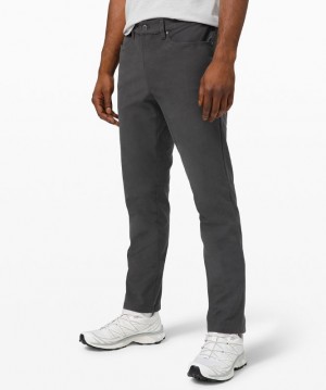 Pantalon Lululemon ABC Classic 34"L Hombre Grises Oscuro | 60917-JDXG