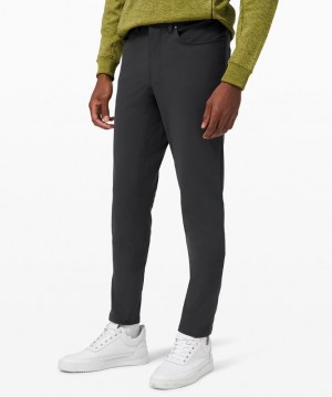 Pantalon Lululemon ABC Skinny-Fit 32" Warpstreme Online Only Hombre Obsidian | 90753-GQIY