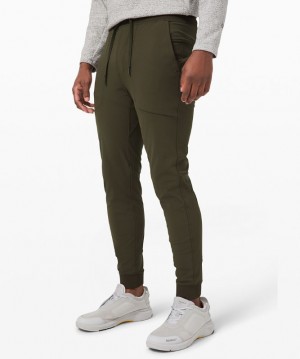 Pantalon Lululemon ABC Skinny-Fit Warpstreme Online Only Hombre Verde Oliva Oscuro | 76823-UFAS