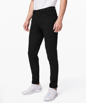 Pantalon Lululemon ABC Slim-Fit 37" Warpstreme Online Only Hombre Negros | 18046-MENI