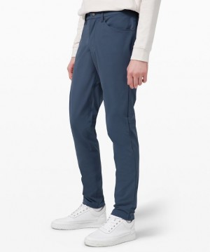 Pantalon Lululemon ABC Slim-Fit 37" Warpstreme Online Only Hombre Azules | 80469-GWVA