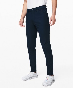 Pantalon Lululemon ABC Slim-Fit 37" Warpstreme Online Only Hombre Azul Marino | 15498-WNAR