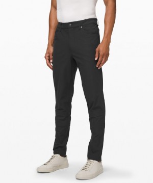 Pantalon Lululemon ABC Slim-Fit 37" Warpstreme Online Only Hombre Obsidian | 85326-EUKB