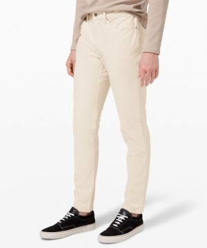 Pantalon Lululemon ABC Slim 32"L Hombre Blancos | 23184-PDOT