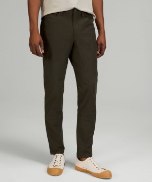 Pantalon Lululemon ABC Slim 32"L Hombre Verde Oliva Oscuro | 80679-RWOI