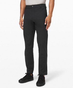 Pantalon Lululemon Commission Classic-Fit 28" Warpstreme Hombre Obsidian | 24015-BHIJ