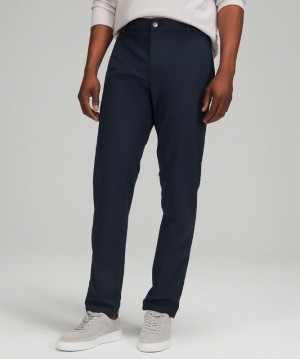 Pantalon Lululemon Commission Classic-Fit 30" Warpstreme Online Only Hombre Azul Marino | 58061-QLNP