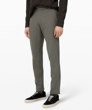 Pantalon Lululemon Commission Classic-Fit 37" Warpstreme Online Only Hombre Grises Verde Oliva | 91634-SEQD