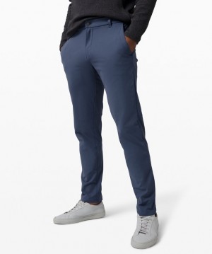 Pantalon Lululemon Commission Classic 32"L Hombre Azules | 54720-FEOH