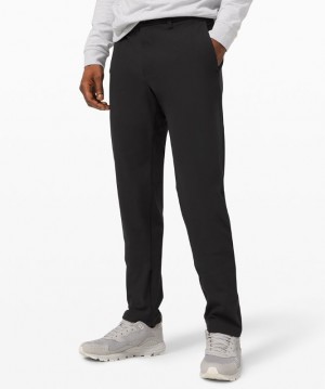 Pantalon Lululemon Commission Relaxed-Fit 34" Warpstreme Online Only Hombre Negros | 04587-ICLQ