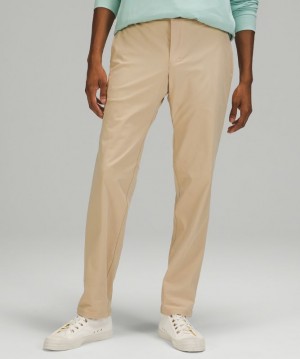 Pantalon Lululemon Commission Relaxed-Fit 34" Warpstreme Online Only Hombre Trench | 26703-GBTQ