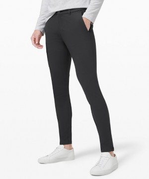 Pantalon Lululemon Commission Skinny-Fit 32" Warpstreme Hombre Obsidian | 43926-VJZQ