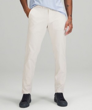 Pantalon Lululemon Commission Slim-Fit 34" Ventlight Hombre Blancos | 37960-HLIS