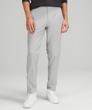 Pantalon Lululemon Commission Slim-Fit 34" Warpstreme Hombre Plateados | 03526-XFCB