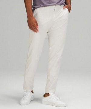 Pantalon Lululemon Commission Slim-Fit 34" Warpstreme Hombre Blancos | 92145-KISC