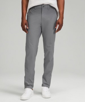 Pantalon Lululemon Commission Slim-Fit 37" Warpstreme Online Only Hombre Grises | 84269-TDNK