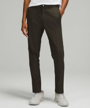 Pantalon Lululemon Commission Slim 30"L Hombre Verde Oliva Oscuro | 04953-RZNL