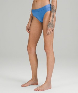 Ropa Interior Lululemon UnderEase Mid-Rise Cheeky Bikini Underwear Mujer Azules | 10398-FHYD