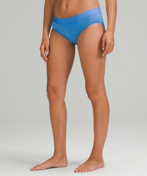 Ropa Interior Lululemon UnderEase Mid-Rise Hipster Underwear Mujer Azules | 70463-XLQI