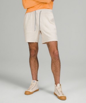 Short Lululemon At Ease Short 7" Hombre Blancos Blancos | 83205-UHOX