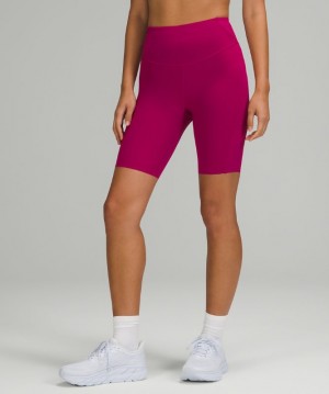 Short Lululemon Base Pace High-Rise Short 8" Mujer Wild Berry | 23049-XDQF