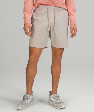 Short Lululemon Bowline Short 8" Hombre Beige | 24357-TNSC