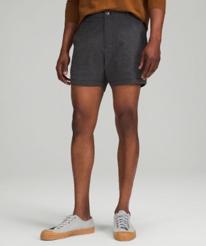 Short Lululemon Commission Classic-Fit Short 5" Ventlight Hombre Negros | 52684-KRXD