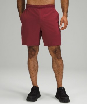 Short Lululemon Pace Breaker Lined Short 7" Hombre Mulled Wine | 43896-QXAG