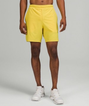 Short Lululemon Pace Breaker Lined Short 7" Hombre Soleil | 72413-ZYNM