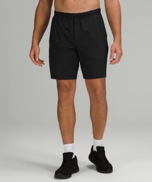 Short Lululemon Pace Breaker Linerless Short 9" Hombre Negros | 64978-IRAC