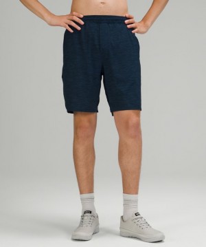 Short Lululemon Pace Breaker Linerless Short 9" Hombre Azules Azul Marino | 79805-WQXI