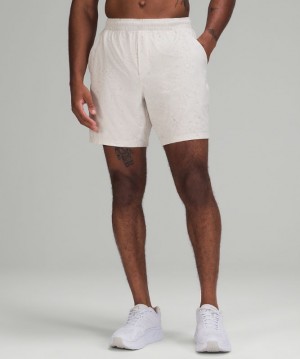 Short Lululemon Pace Breaker Short 7" LL Hombre Blancos | 02576-NDZK