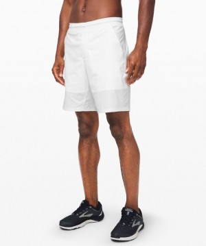 Short Lululemon Pace Breaker Short 9" Lined Hombre Blancos | 08913-IYWO