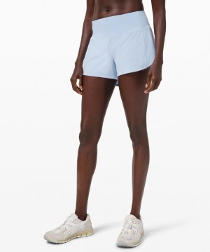 Short Lululemon Speed Up MR Short 4" Lined Mujer Azules Beige | 25468-DGYI