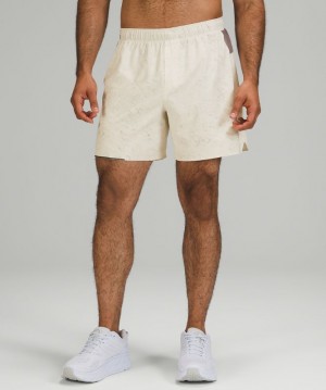 Short Lululemon Surge Short 6" Lined Hombre Blancos | 62459-AKBT