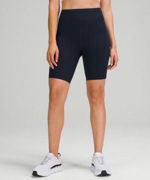 Short Lululemon Swift Speed High-Rise Short 8" Mujer Azul Marino | 60245-YFZD