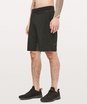 Short Lululemon T.H.E. Short 9" Lined Nulux Hombre Verde Oliva Oscuro | 53721-COLQ