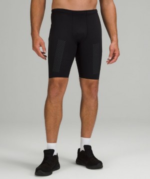 Short Lululemon Vital Drive Train Tight 10" Online Only Hombre Negros | 74952-EIRU