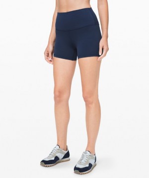 Short Lululemon lululemon Align™ High-Rise Short 4" Mujer Azul Marino | 38261-QNAU