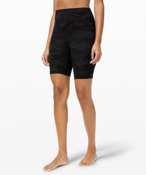 Short Lululemon lululemon Align™ High-Rise Short 8" Mujer Camuflados Negros Multicolor | 23587-VSNZ