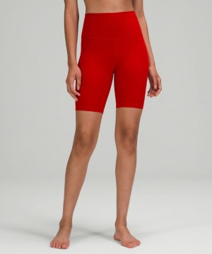 Short Lululemon lululemon Align™ High-Rise Short 8" Mujer Rojos Oscuro | 18065-BGXN